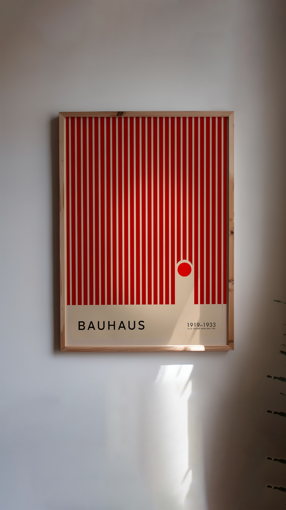 Bauhaus No. 01 in a room