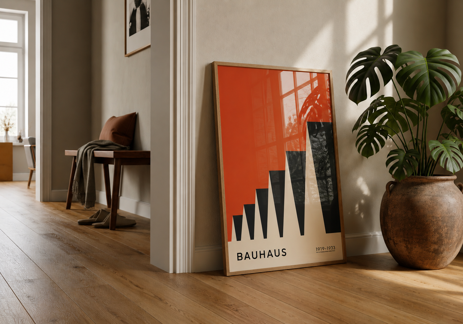 FrameLab artworks styled in a home